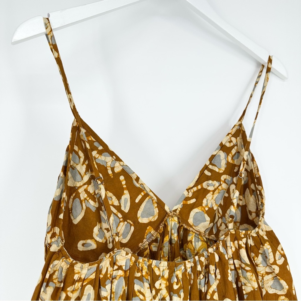 APIECE APART Glicina Maxi Dress Floras Dabu Spice - Picture 9 of 14